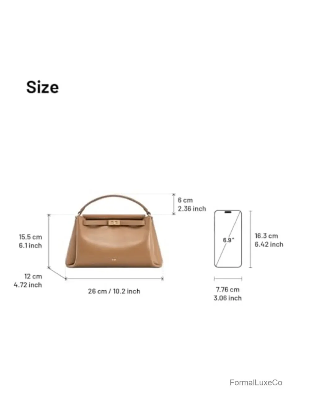 Vegan Leather Top Handle Satchel Handbag with Crossbody Strap